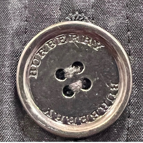 Burberry Black Quilted Trench Coat US size 34 SMALL - Picture 5 of 6